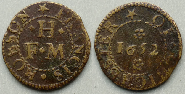 Chichester, Francis Hobson 1652 farthing
